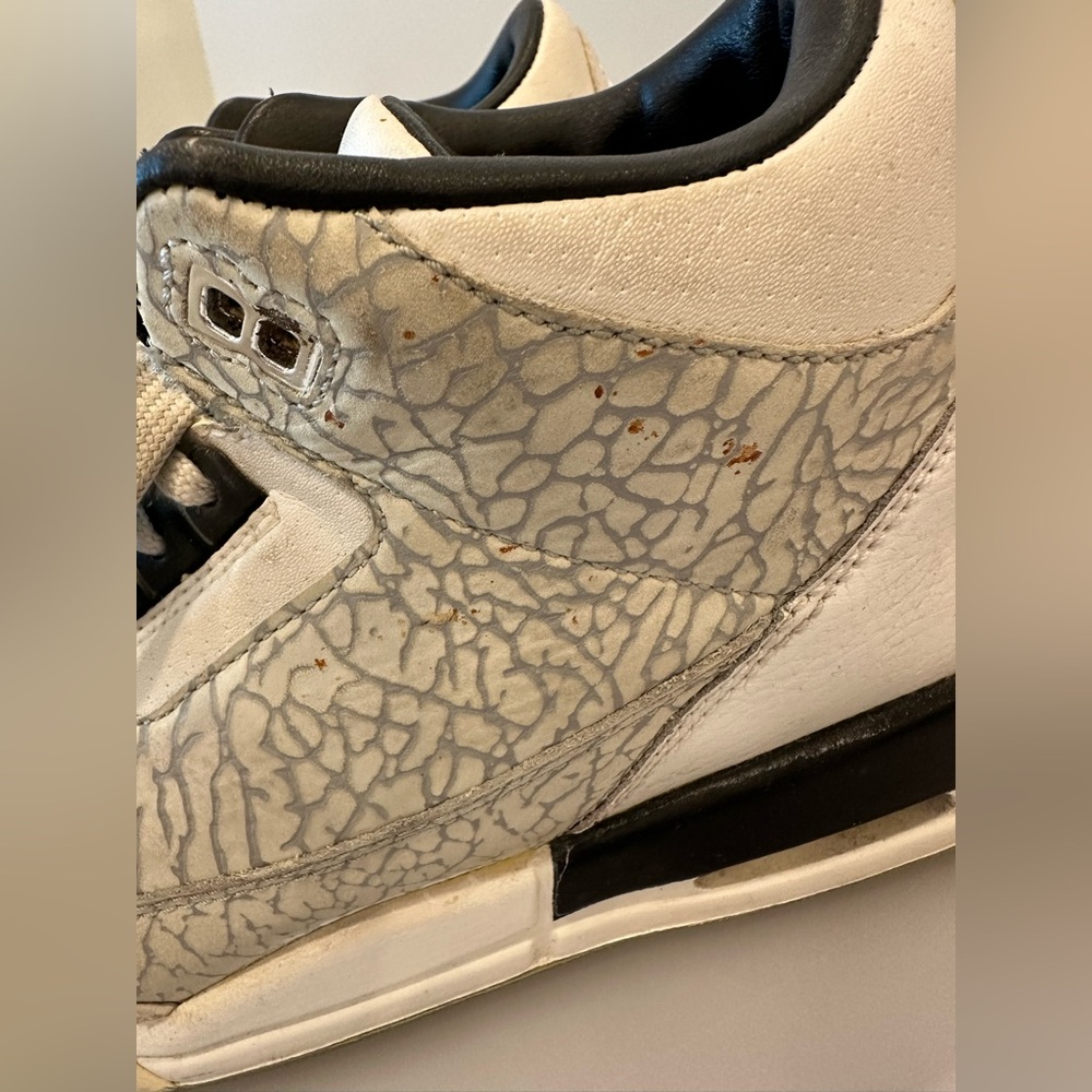 Nike Air Jordan 3 Retro Flip White/Black/Cement Women's Size 8 US Youth Size 6.5 - Picture 9 of 11
